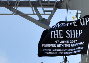 Fitzgerald Crew Unveils Commemorative Flag