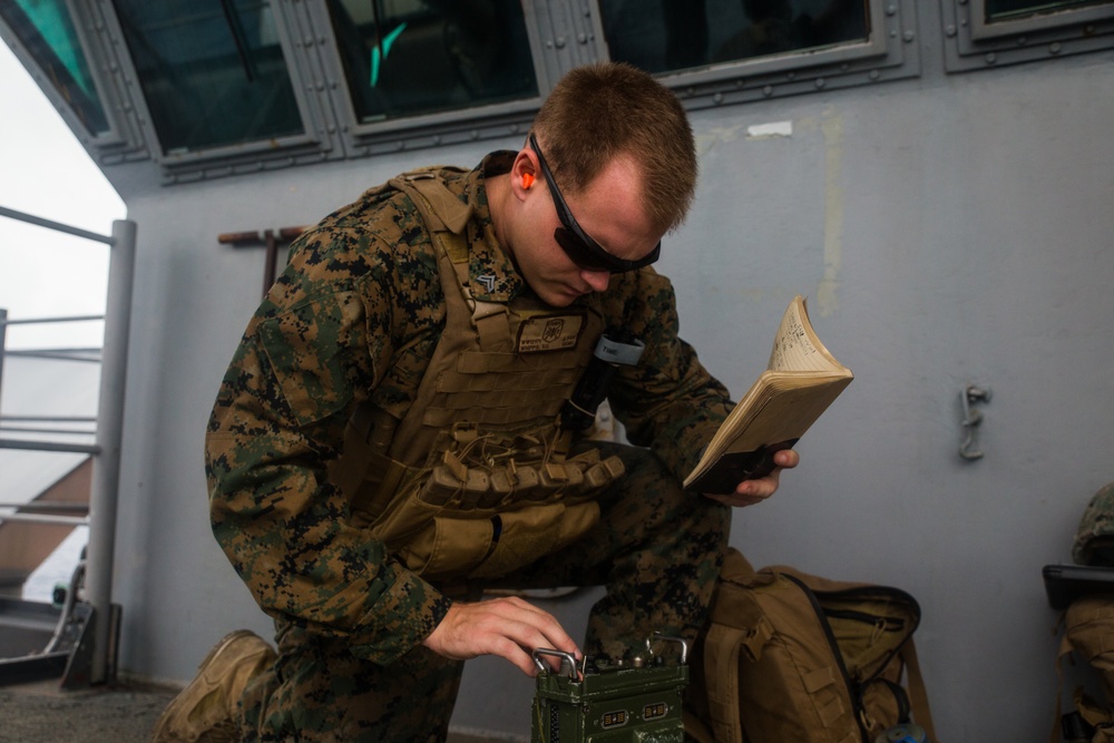 31st MEU Marines practice TACP employment
