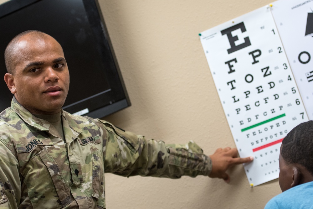 Fighting vision problems: 131st Field Hospital supports IRT