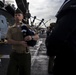 Marines, Sailors man the rails aboard USS Wasp into Sydney