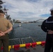 Marines, Sailors man the rails aboard USS Wasp into Sydney