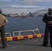 Marines, Sailors man the rails aboard USS Wasp into Sydney