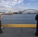 Marines, Sailors man the rails aboard USS Wasp into Sydney