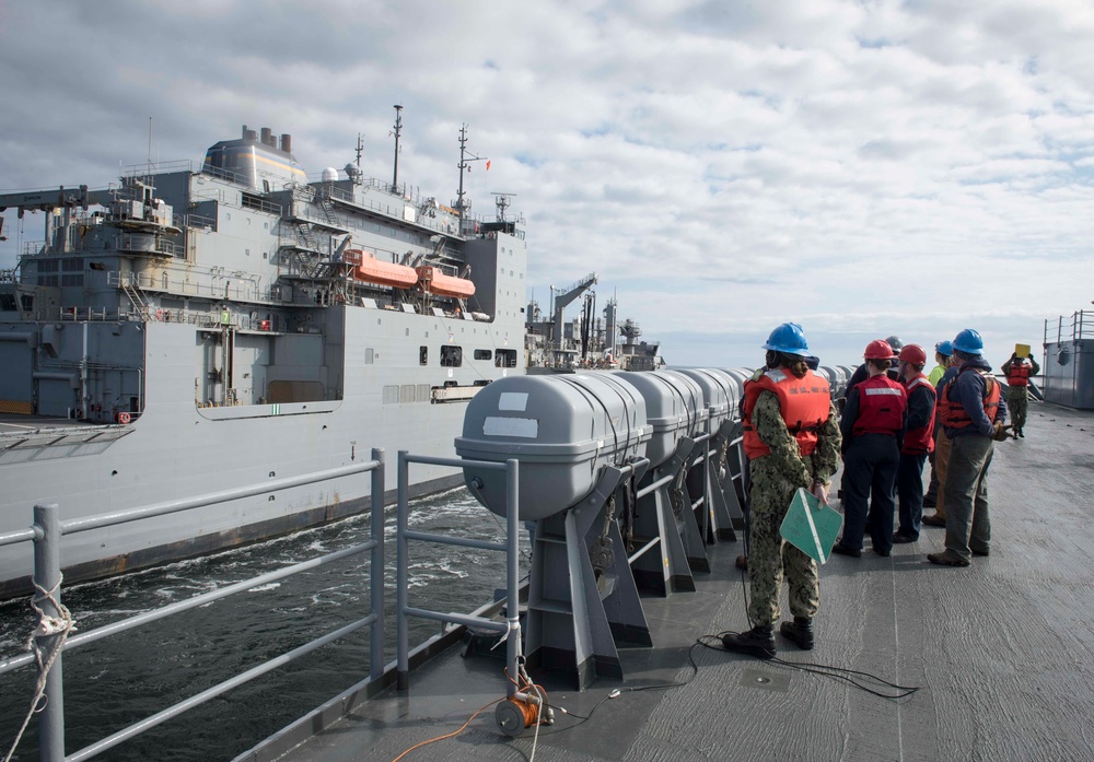 BALTOPS 2019 USS Mount Whitney (LCC 20) Replenishment-at-Sea