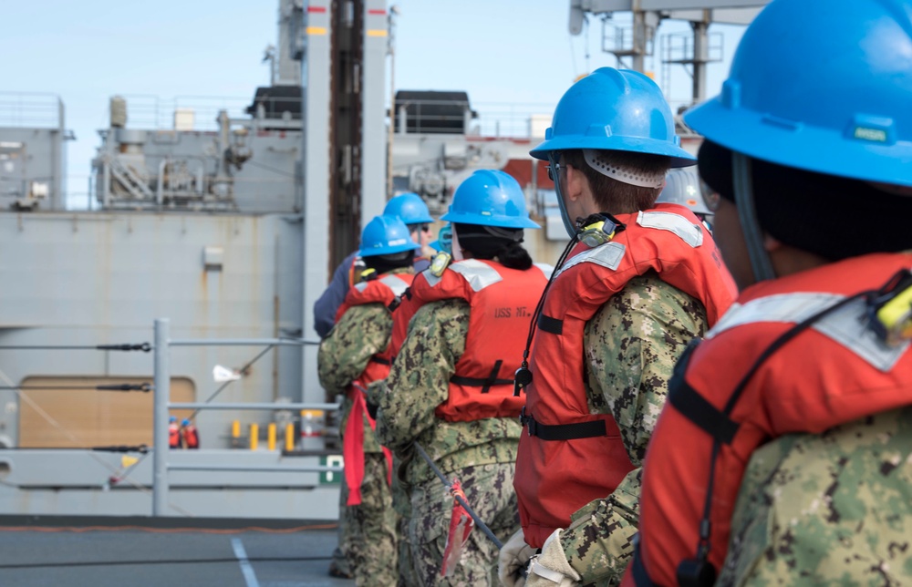 BALTOPS 2019 USS Mount Whitney (LCC 20) Replenishment-at-Sea