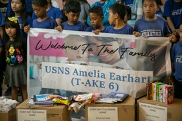 USNS Amelia Earhart Donates Essential Supplies, Builds Friendship in Subic Bay
