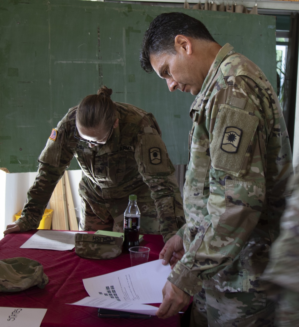 U.S. Army Reserve civil affairs Soldiers participate in multinational CIMIC training exercise