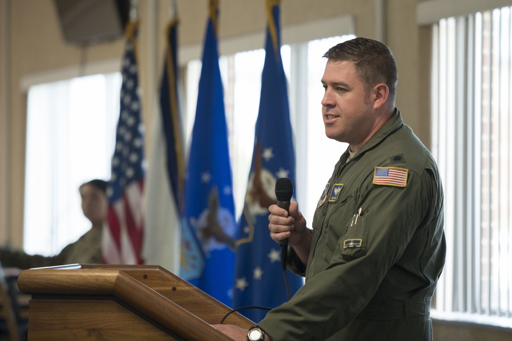 Wright assumes command of 167th Airlift Squadron