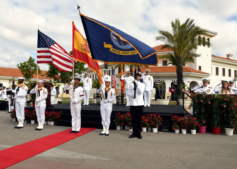 U.S. Naval Station Rota Holds Change of Command