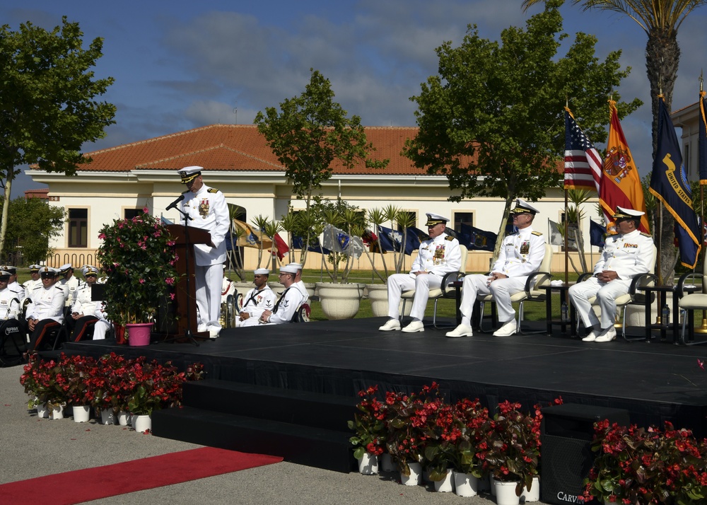 U.S. Naval Station Rota Holds Change of Command