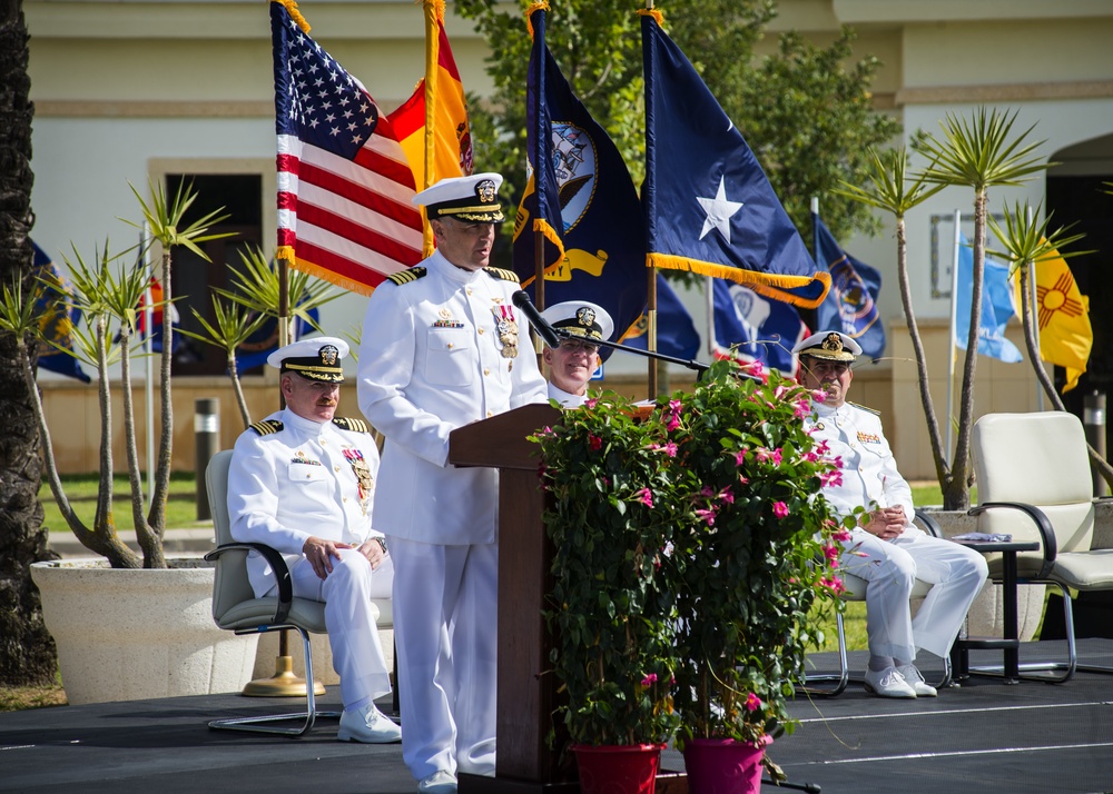 U.S. Naval Station Rota Holds Change of Command