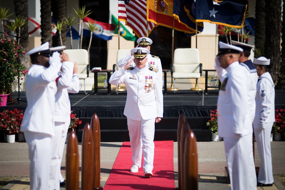 U.S. Naval Station Rota Holds Change of Command