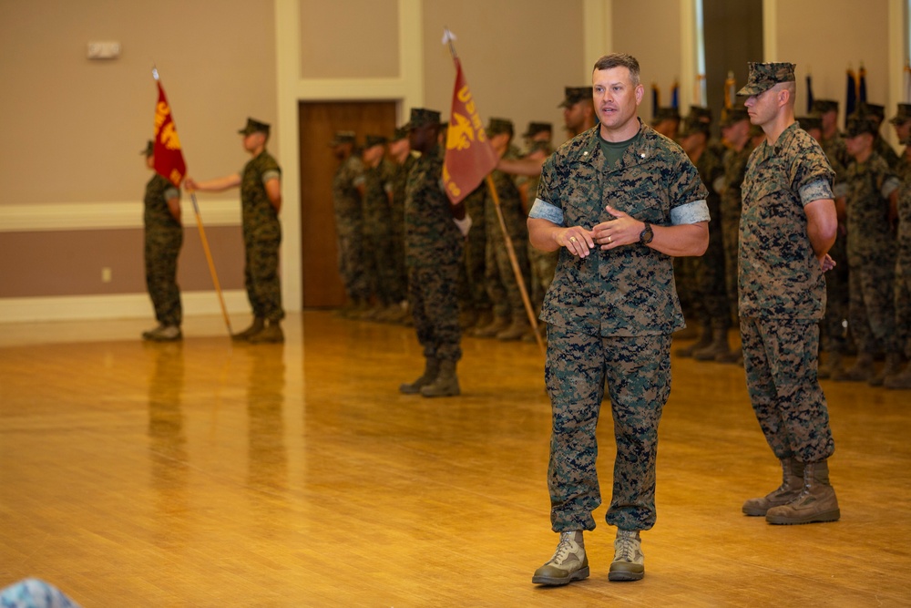 Headquarters Battalion, 2nd Marine Division Relief and Appointment Ceremony