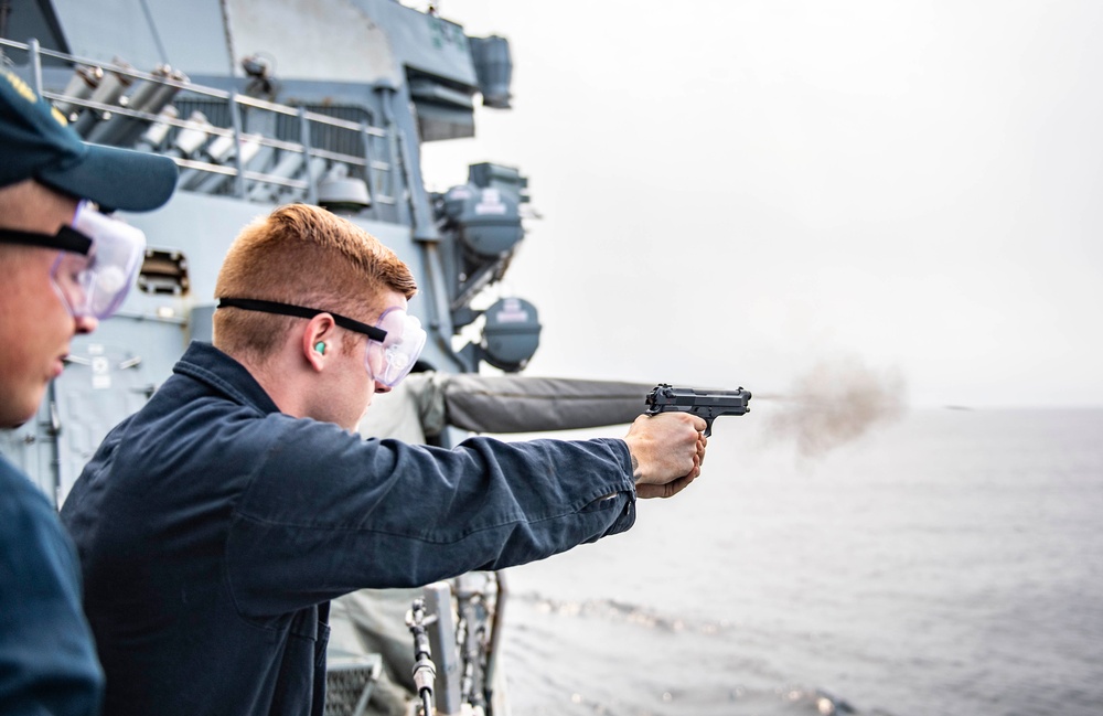 USS Curtis Wilbur Live-Fire Exercise