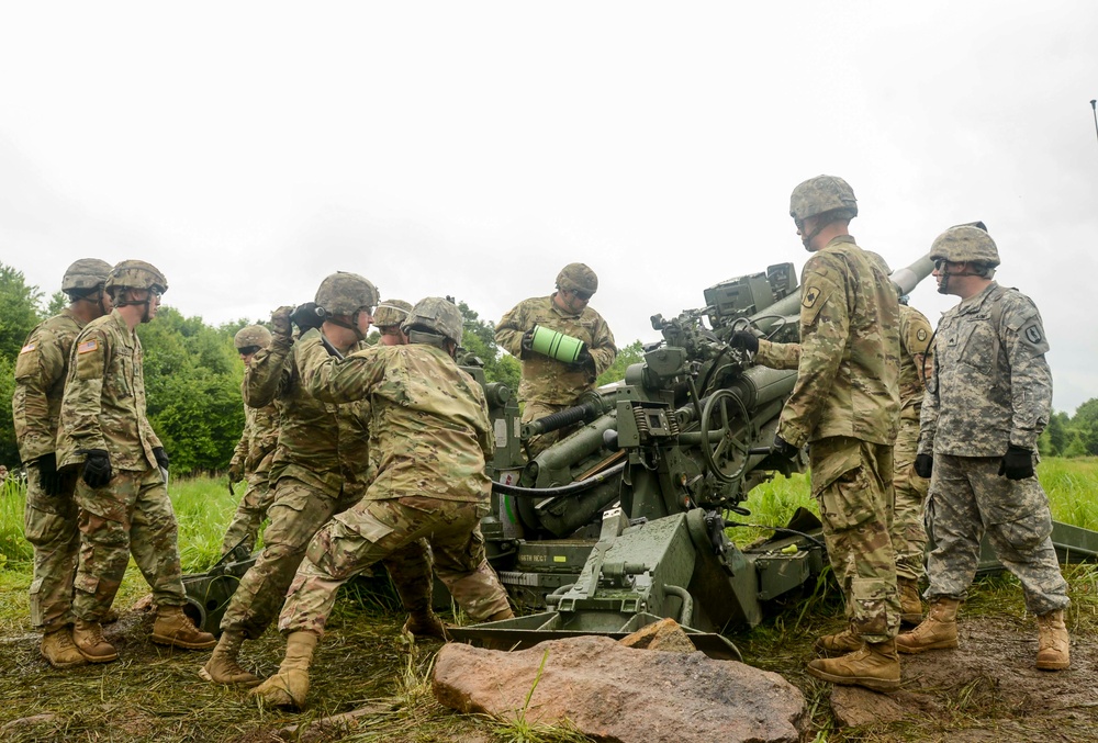 Artillery Training at Fort Indiantown Gap