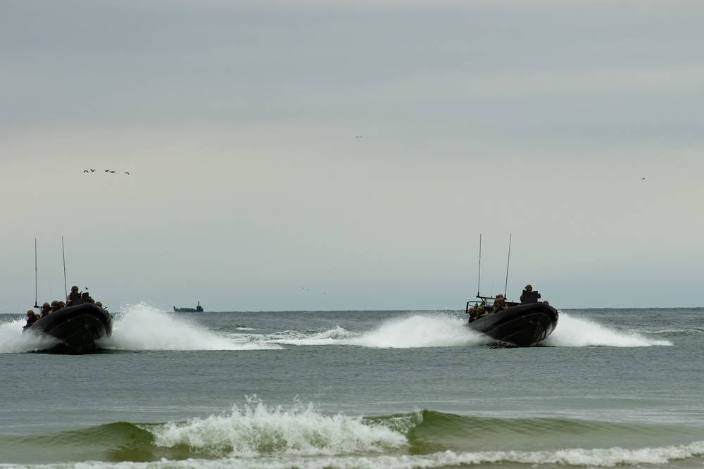 DV-Day amphibious beach landing, Klaipeda, Lithuania, BALTOPS 2019