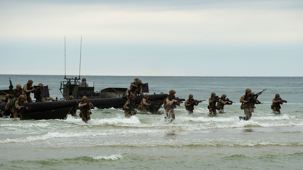 DV-Day amphibious beach landing, Klaipeda, Lithuania, BALTOPS 2019