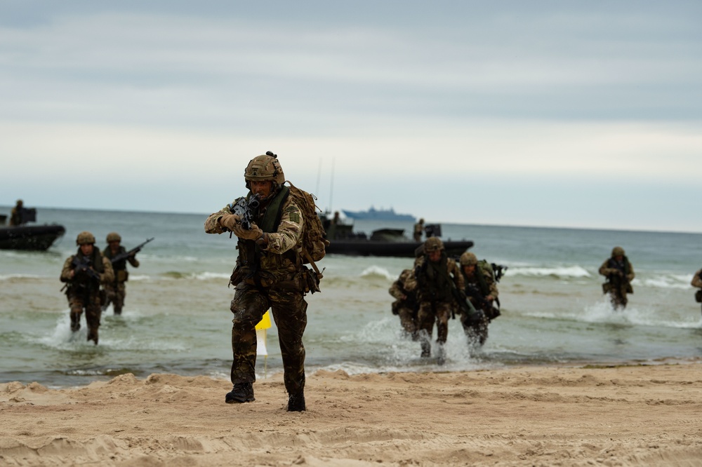 DV-Day amphibious beach landing, Klaipeda, Lithuania, BALTOPS 2019