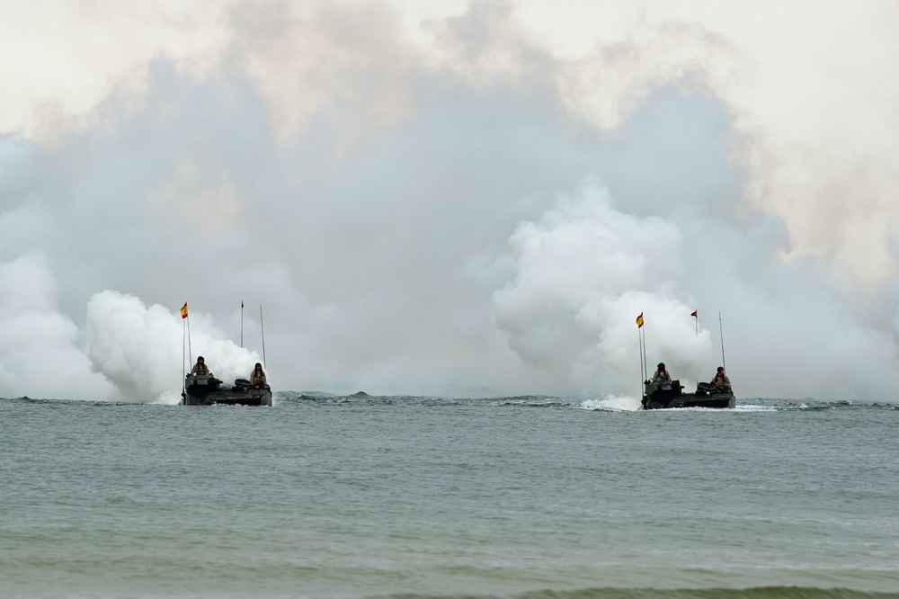 DV-Day amphibious beach landing, Klaipeda, Lithuania, BALTOPS 2019
