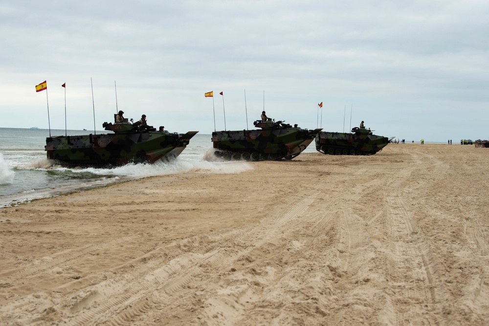 DV-Day amphibious beach landing, Klaipeda, Lithuania, BALTOPS 2019