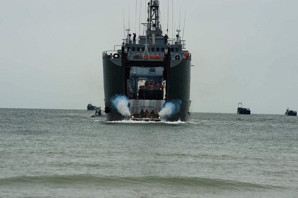 DV-Day amphibious beach landing, Klaipeda, Lithuania, BALTOPS 2019