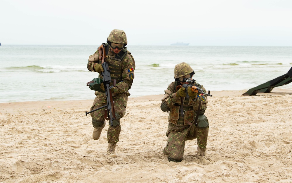 DV-Day amphibious beach landing, Klaipeda, Lithuania, BALTOPS 2019