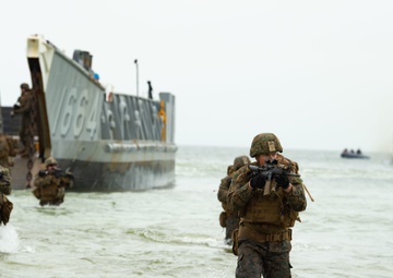 DV-Day amphibious beach landing, Klaipeda, Lithuania, BALTOPS 2019