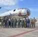 Team Whiteman members fly in B-29
