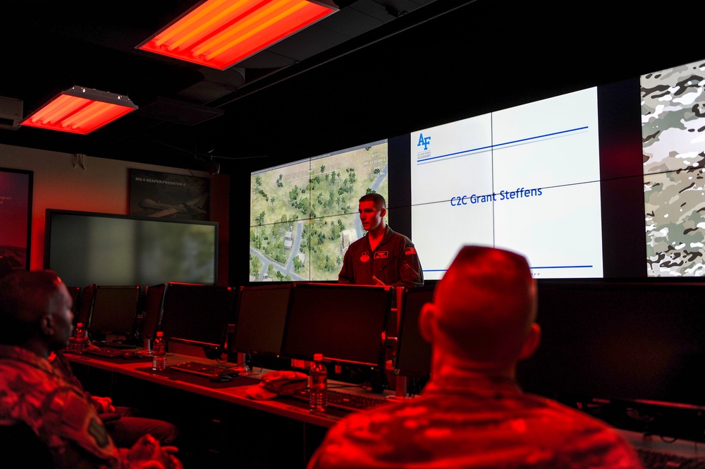 Academy hosts wing commanders, command chiefs for immersion tour