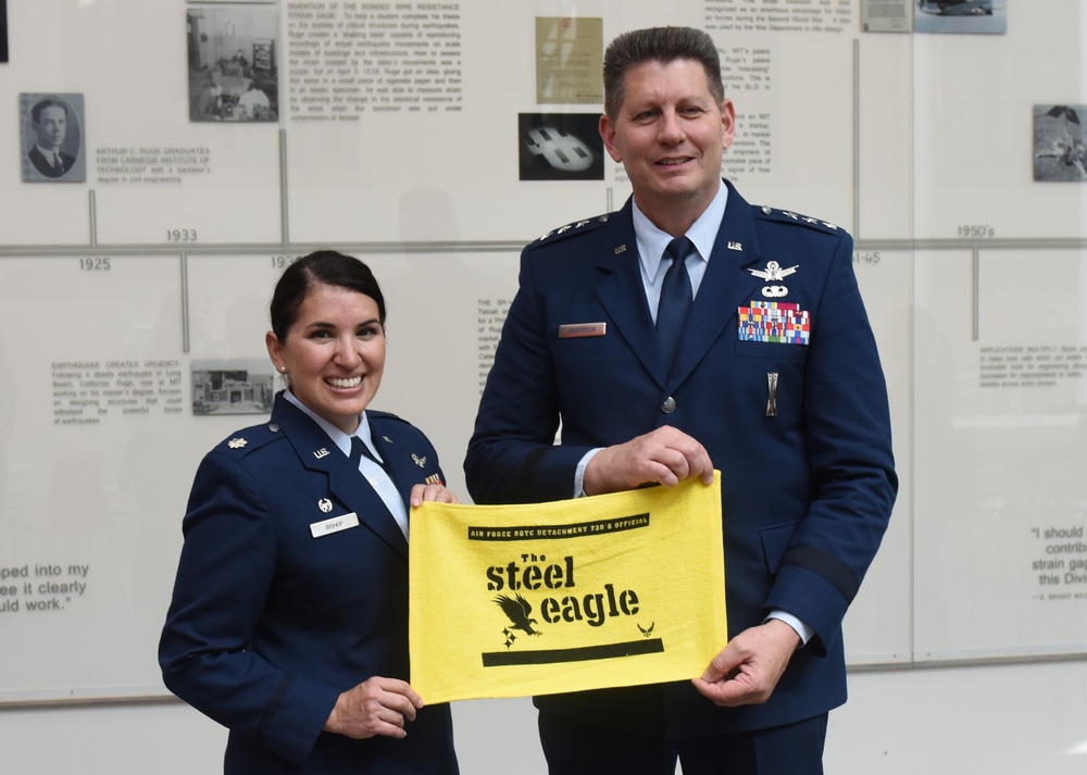 Steel foundation: Locally-born general comes home to tell AF story