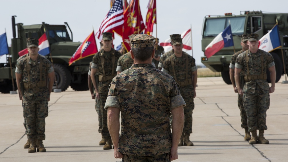 Change of Command Ceremony for MWSG-37