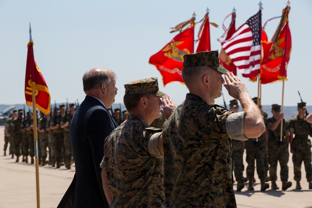 Change of Command Ceremony for MWSG-37