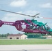 A LifeFlight Eagle helicopter demonstrates EMS capabilities during the Wings Over Whiteman air show