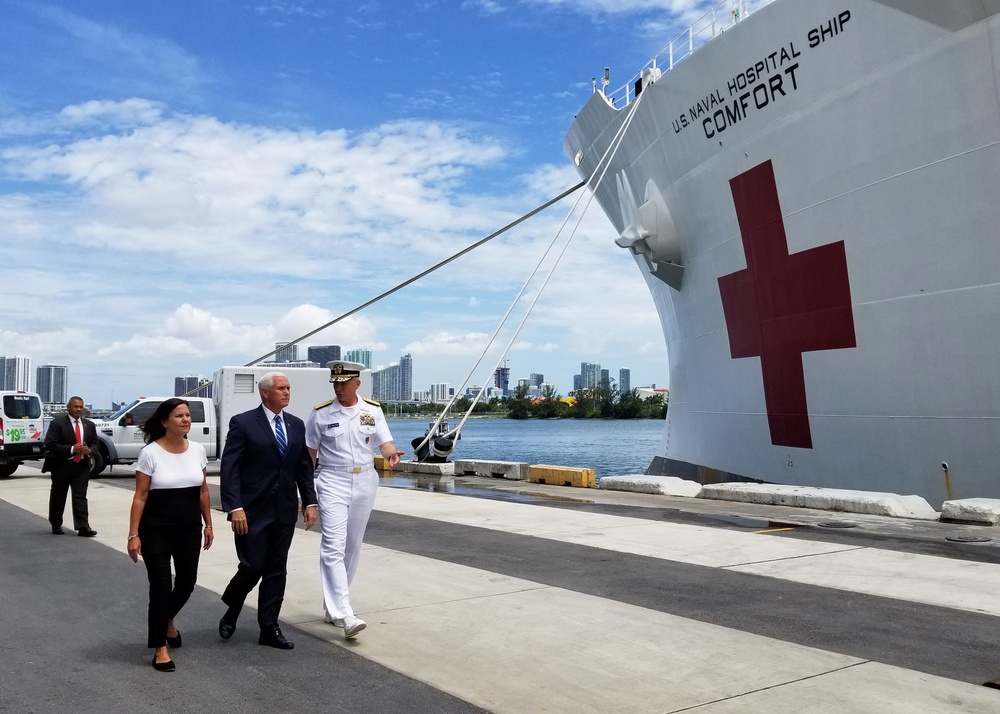Vice President Visits Comfort