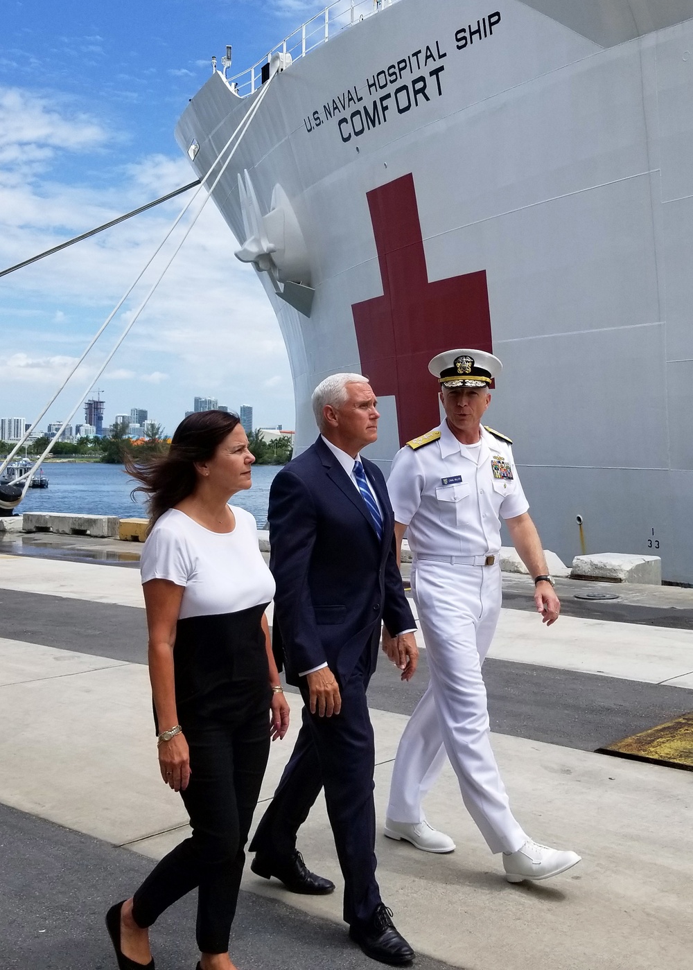 Vice President Visits Comfort