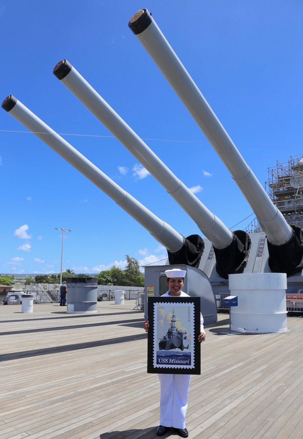 USS Missouri Stamp Dedication Ceremony