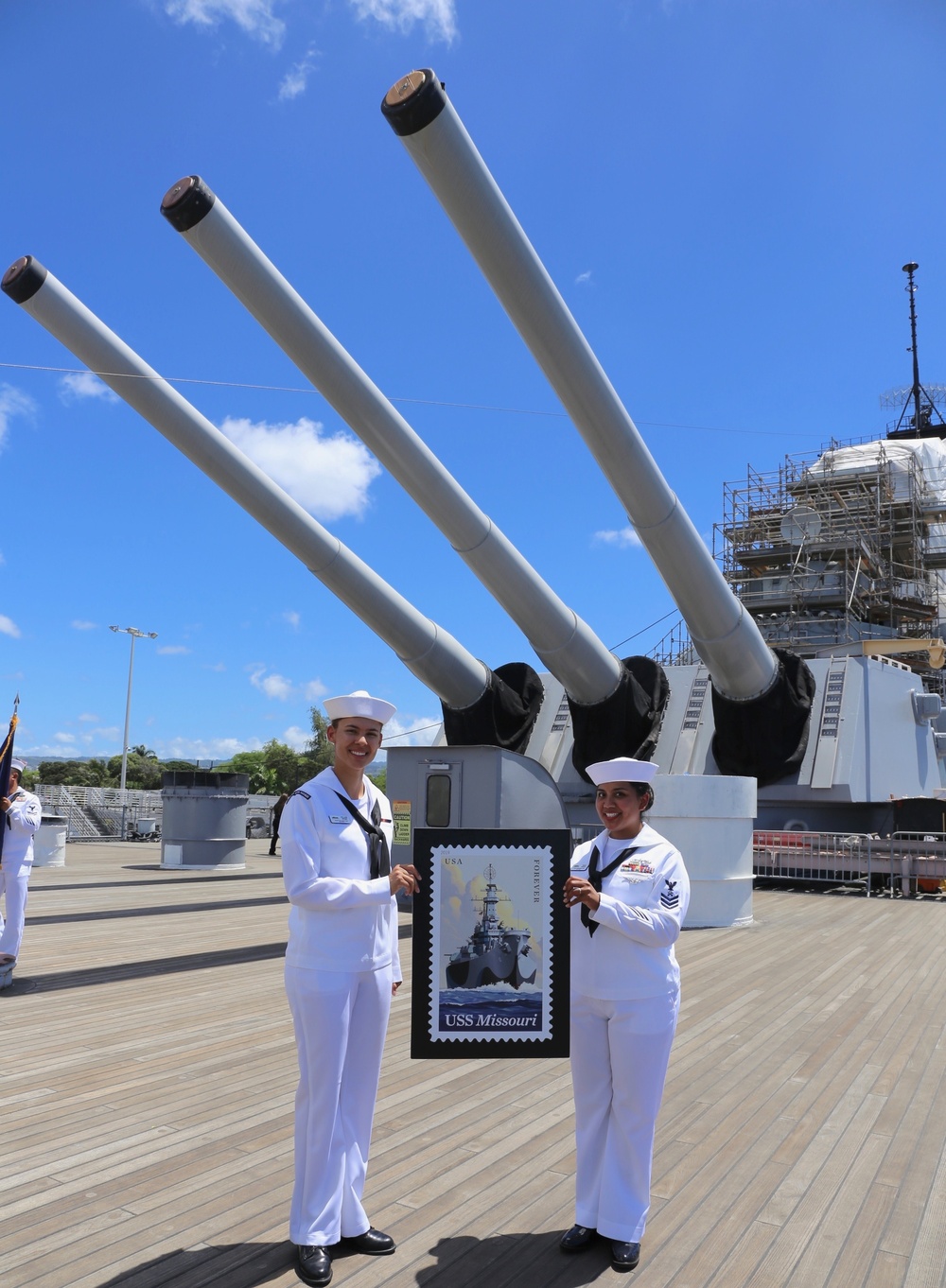 USS Missouri Stamp Dedication Ceremony