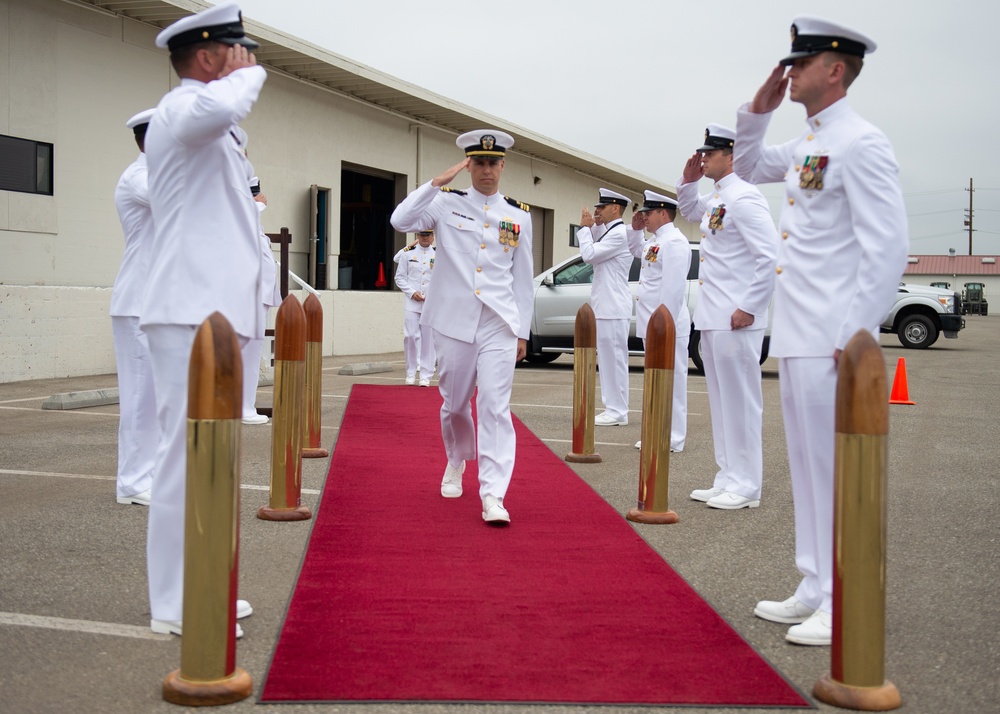 Underwater Construction Team 2 Conducts Change of Command