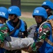 Indonesian airmen conduct peacekeeping checkpoint training
