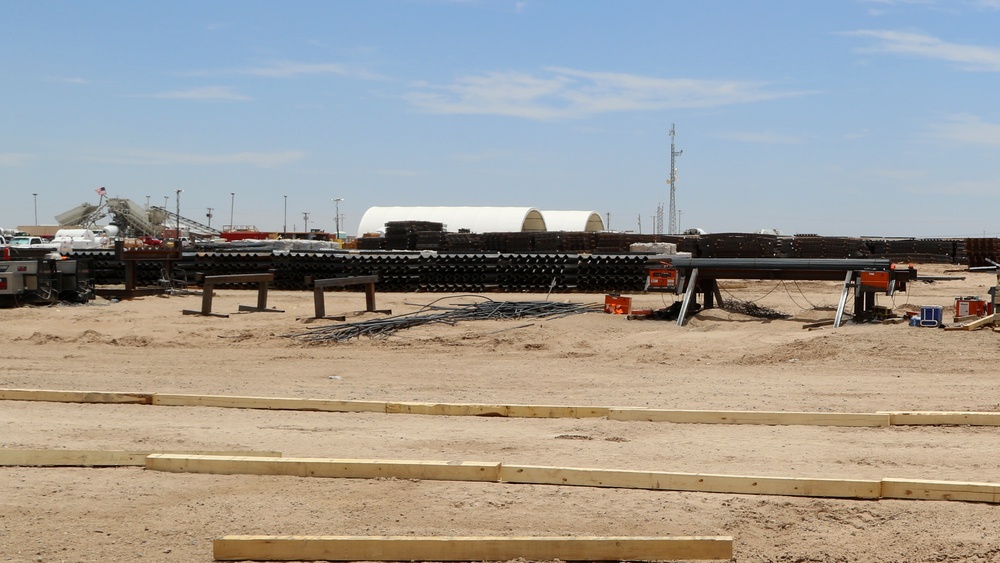 DOD support to DHS-funded Yuma sector border barrier projects