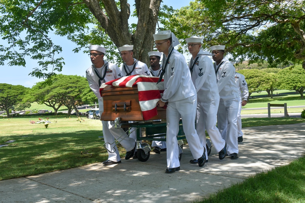 Funeral of Navy Seaman 1st Class Kenneth H. Sampson