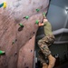 Give it all you got: Marines participate in the SMP Rock Wall Climbing Challenge