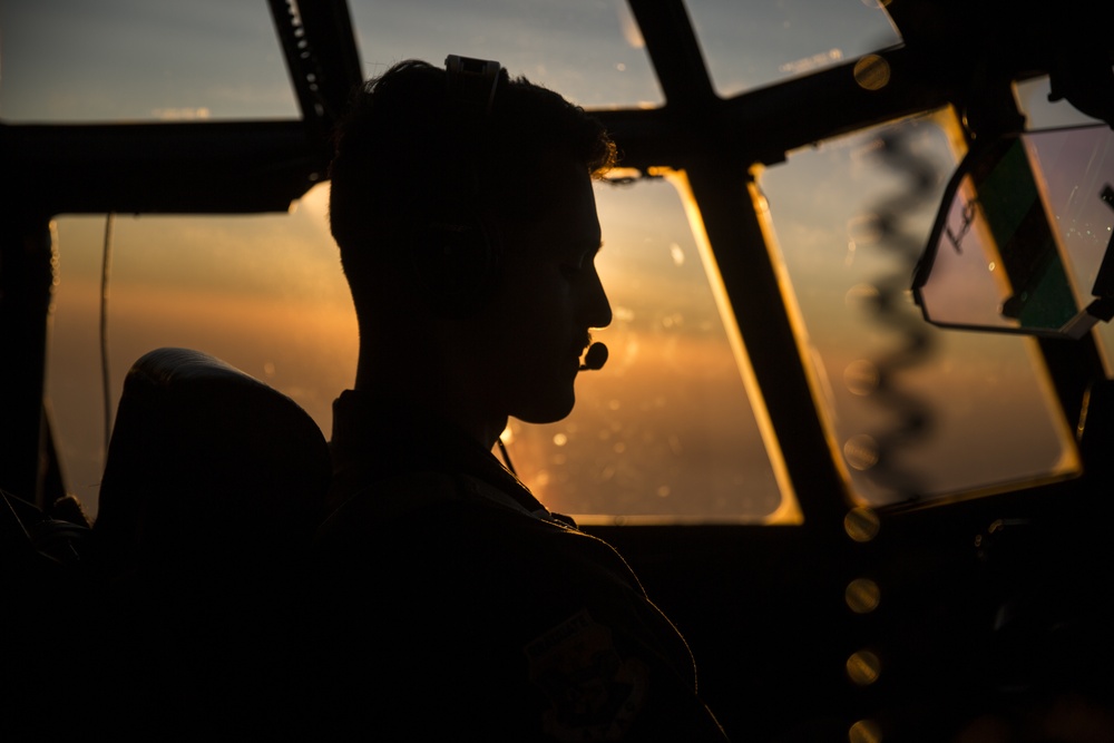 U.S. Marines conduct KC-130J flight over Darwin