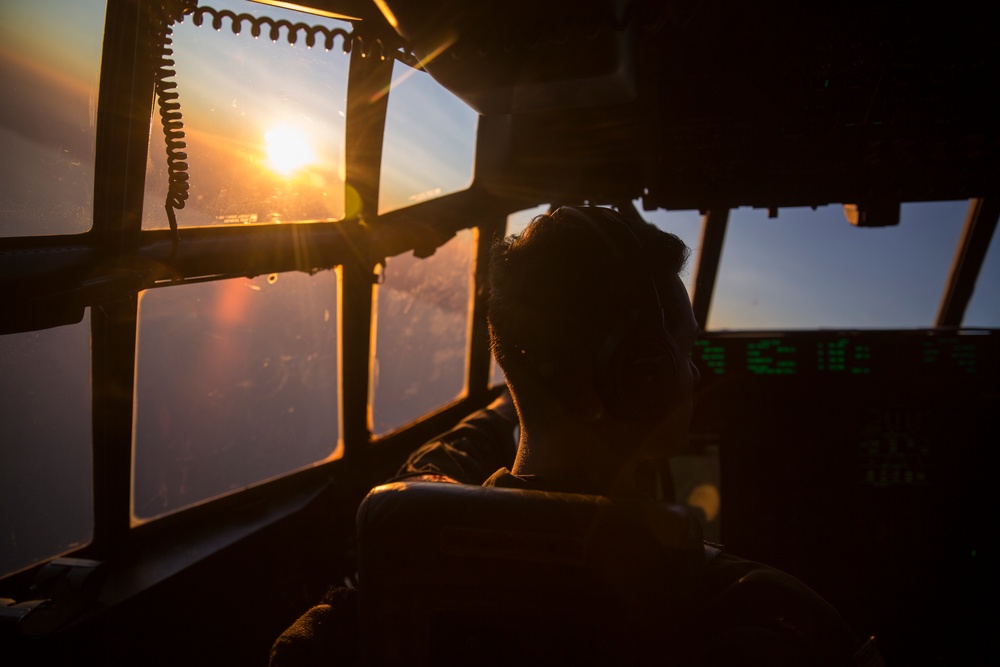 U.S. Marines conduct KC-130J flight over Darwin