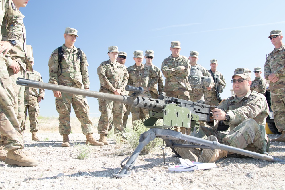 Soldiers Train With The M2 During Annual Training