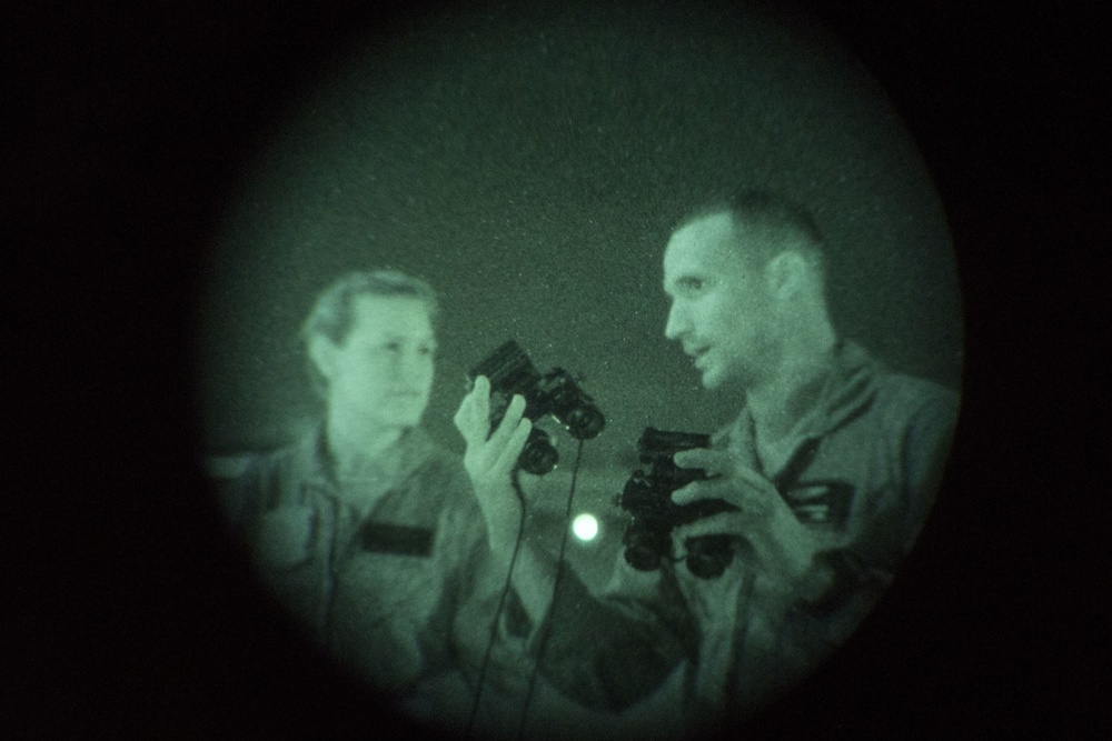 MRF-D Marines upgrade night vision goggles