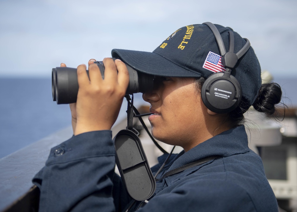 Bridge Operations Aboard USS Chancellorsville