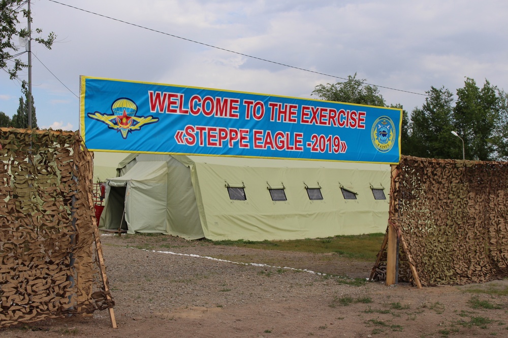 Welcome banner for Steppe Eagle 19