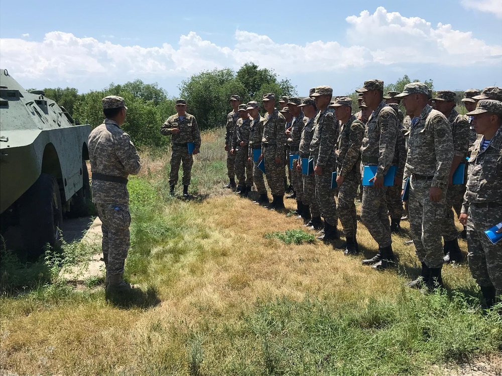 Counter-IED training at Steppe Eagle 19