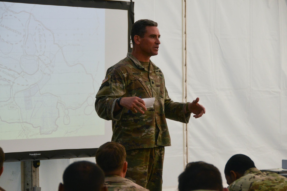 2CR conducts rock drill brief during SG19